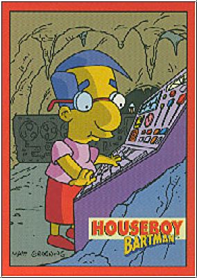 Simpsons 1994 SkyBox Bartman Cards - No B1