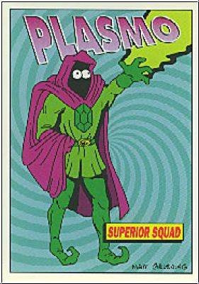 Simpsons 1994 SkyBox Radioactive Man - No R3