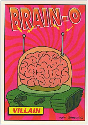 Simpsons 1994 SkyBox Radioactive Man - No R1