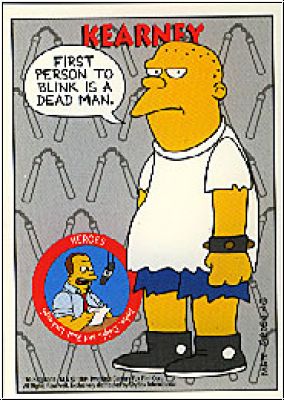 Simpsons 1994 SkyBox - No S 32 - Kearny