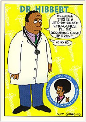 Simpsons 1994 SkyBox - No S 11 - Dr. Julius Hibbert