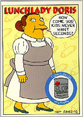 Simpsons 1994 SkyBox - No S 35 - Lunchlady Doris