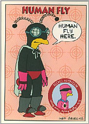 Simpsons 1994 SkyBox - No S 4 - Human Fly
