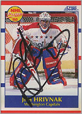 DEL 1990 Score - No 386 - Jim Hrivnak