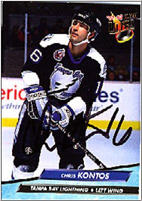 DEL 1992 / 93 Fleer Ultra - No 412 - Chris Kontos