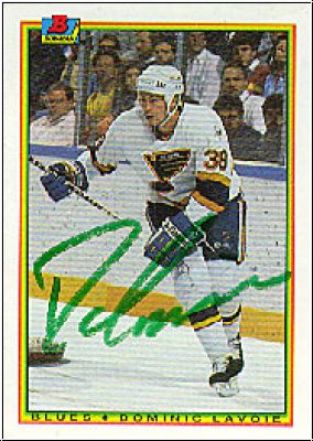 DEL 1990 Bowman - No 26 - Dominic Lavoie