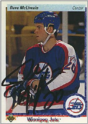 DEL 1990 / 91 Upper Deck - No 216 - Dave McLlwain
