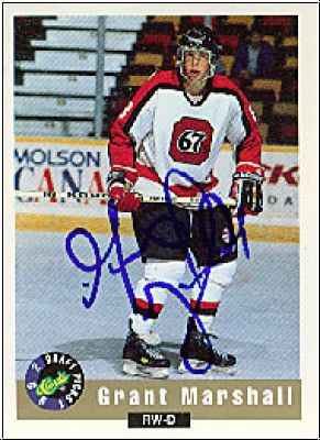 DEL 1992 Classic Draft Picks - No 13 - Grant Marshall