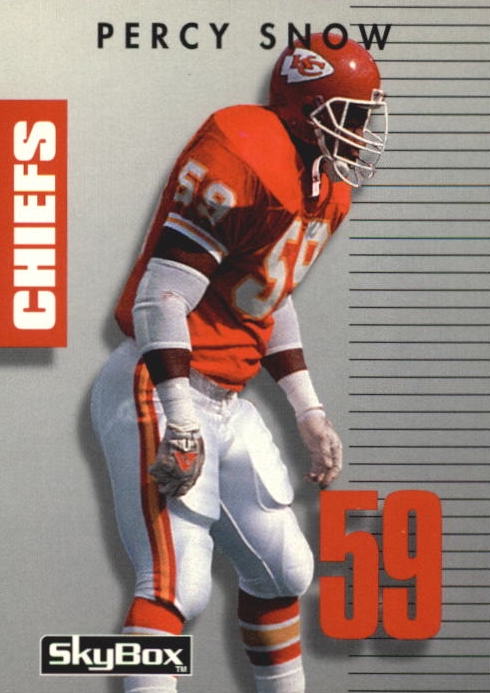 NFL 1992 SkyBox Prime Time - No 208 - Percy Snow