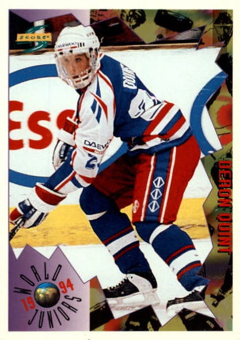 NHL 1994 / 95 Score - No 208 - Deron Quint