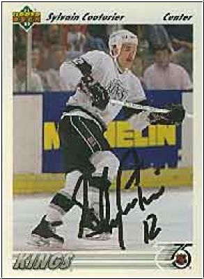 DEL 1991 / 92 Upper Deck - No 491 - Sylain Couturier