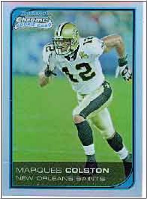 NFL 2006 Bowman Chrome Blue Refractor - No 29 - Colston