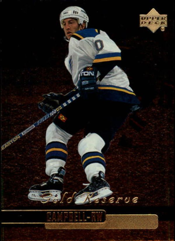 NHL 1999-00 Upper Deck Gold Reserve - No 285 - Campbell