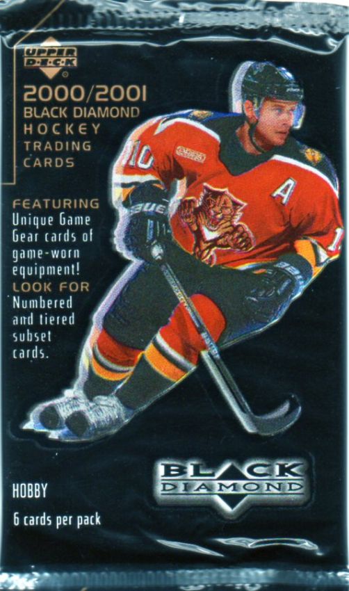 NHL 2000-01 Upper Deck Black Diamond Hobby - Päckchen
