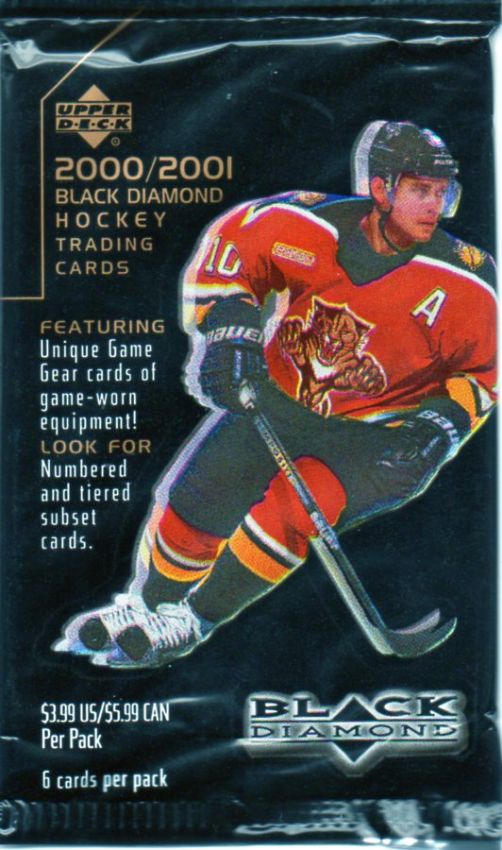 NHL 2000-01 Upper Deck Black Diamond Retail - Päckchen