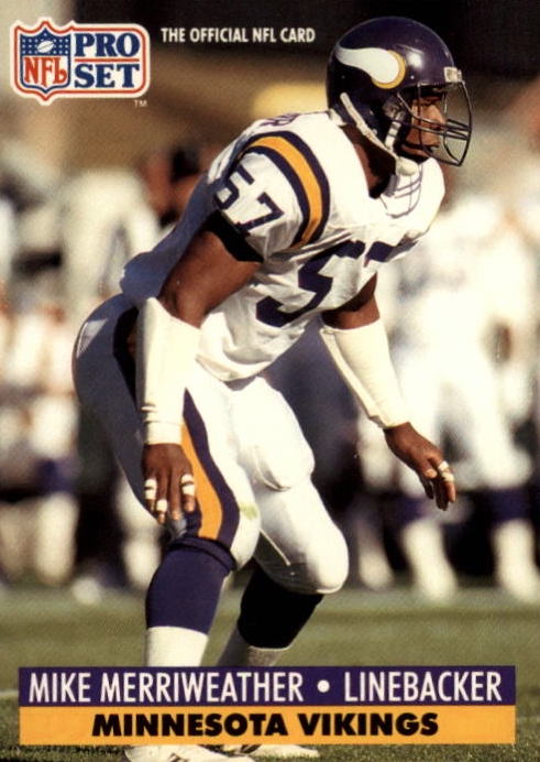 NFL 1991 ProSet - No 219 - Mike Merriwather