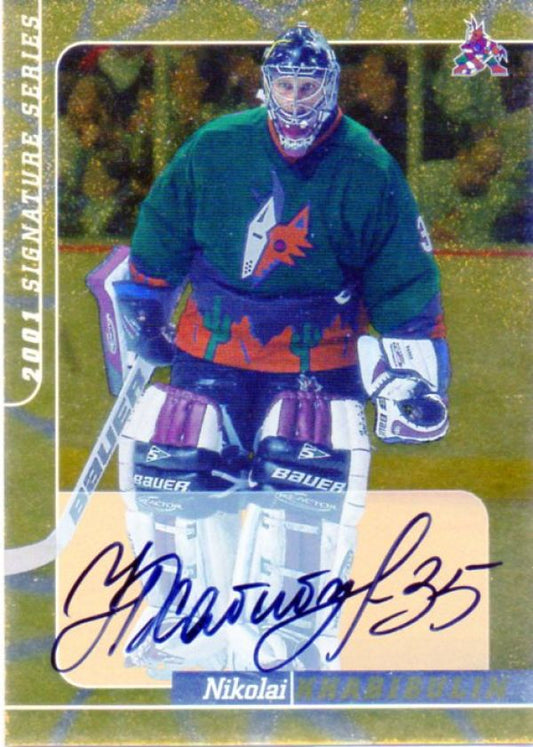 NHL 2000-01 BAP Signature Series Autographs Gold - No 249 - Ossi Vaananen