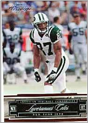 NFL 2007 Playoff Prestige - No 101 - Laveranues Coles