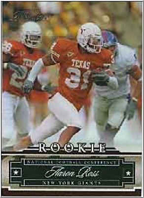 NFL 2007 Playoff Prestige - No 197 - Aaron Ross