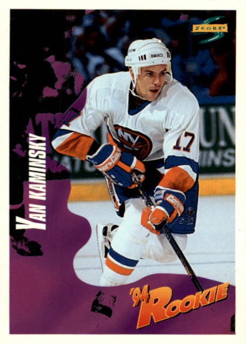 NHL 1994 / 95 Score - No 221 - Yan Kamensky