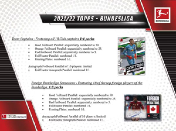 Soccer 2021-22 Topps Bundesliga Hobby