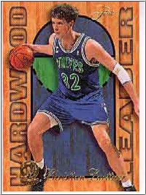 NBA 1995-96 Fleer Flair Hardwood Leaders - No 16 of 27 - Christian Laettner