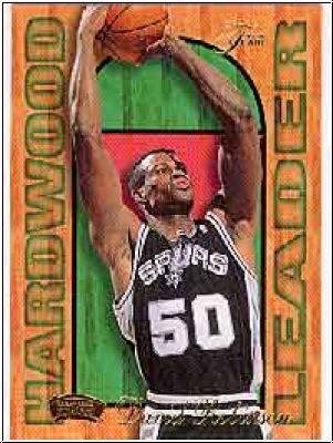 NBA 1995-96 Fleer Flair Hardwood Leaders - No 24 of 27 - David Robinson