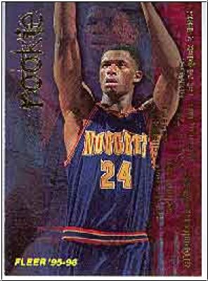 NBA 1995-96 Fleer European - No 367 - Antonio McDyess