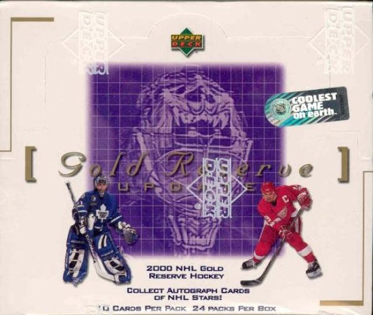 NHL 1999-00 Upper Deck Gold Reserve Serie 2 Update - Päckchen