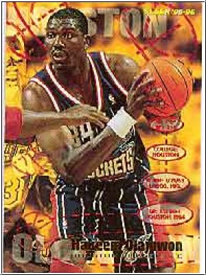 NBA 1995-96 Fleer - No 224 - Hakeem Olajuwon