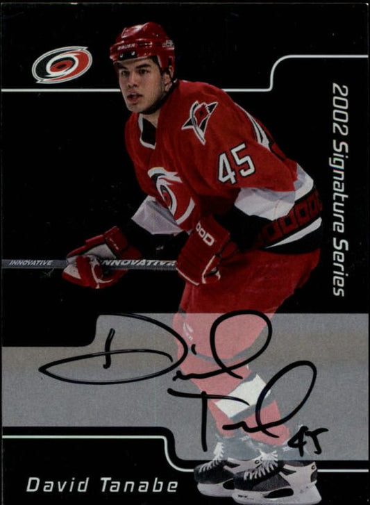 NHL 2001-02 BAP Signature Series Autographs - No 113 - David Tanabe