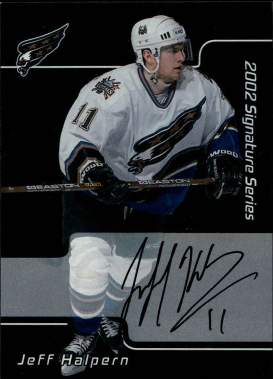 NHL 2001-02 BAP Signature Series Autographs - No 172 - Jeff Halpern