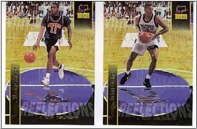 NBA 1995 Signature Rookies Draft Day Reflections - No R1 - 5 - kompletter Satz