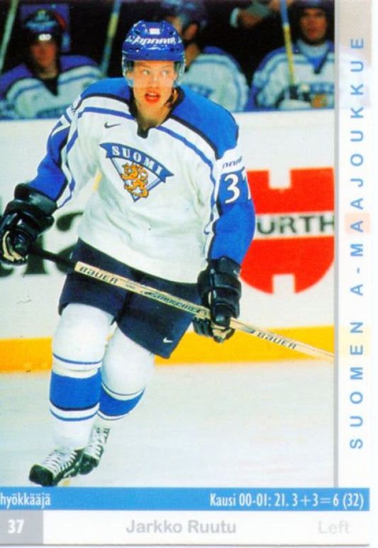 FIN/NHL 2001-02 Finnish Cardset - No 180 - Jarkko Ruutu