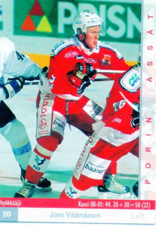 FIN/NHL 2001-02 Finnish Cardset - No 375 - Jani Väänänen