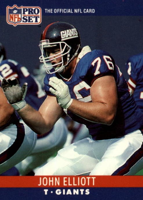 NFL 1990 ProSet - No 224 - John Elliott