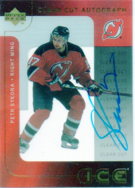 NHL 2001-02 Upper Deck Ice Autographs - No PS - Petr Sykora