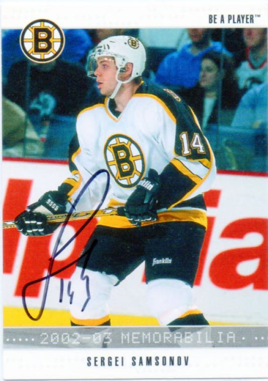 NHL 2002-03 BAP Memorabilia - No 169 - Sergei Samsonov
