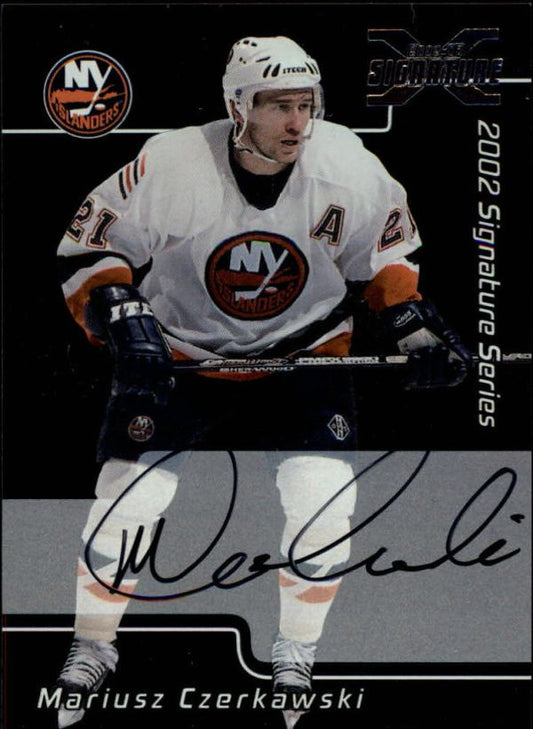 NHL 2001-02 BAP Signature Series Autographs - No 190 - Marius Czerkawski