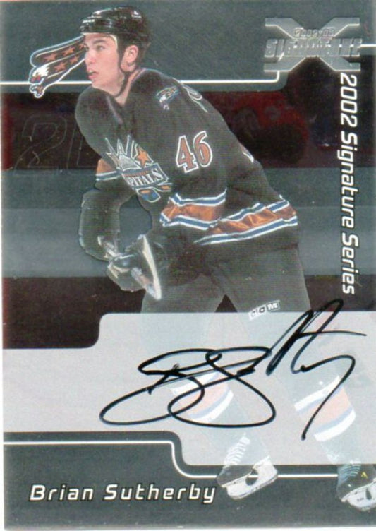 NHL 2002-03 BAP Signature Series Autographs Buybacks 2001 - No 223 - Brian Sutherby