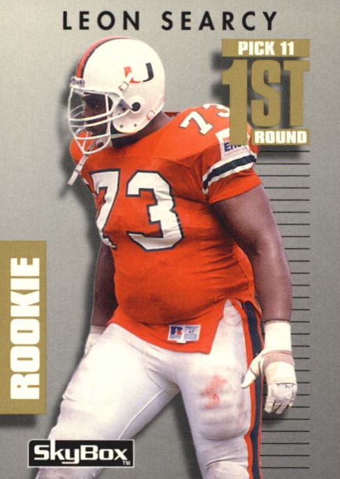 NFL 1992 SkyBox Prime Time - No 225 - Leon Searcy