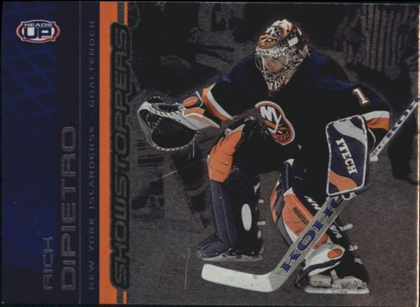 NHL 2001-02 Pacific Heads Up Showstoppers - No 13 - Rick DiPietro