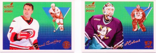 NHL 2000-01 Aurora - No 1 - 150 - kompletter Satz