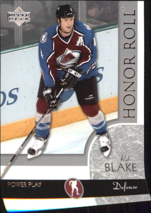 NHL 2002-03 Upper Deck Honor Roll - No. 18 - Rob Blake