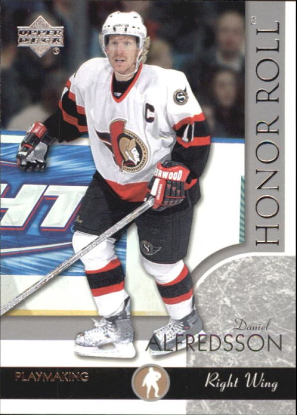 NHL 2002-03 Upper Deck Honor Roll - No. 51 - Daniel Alfredsson