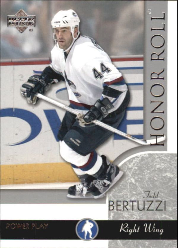 NHL 2002-03 Upper Deck Honor Roll - No. 67 - Todd Bertuzzi