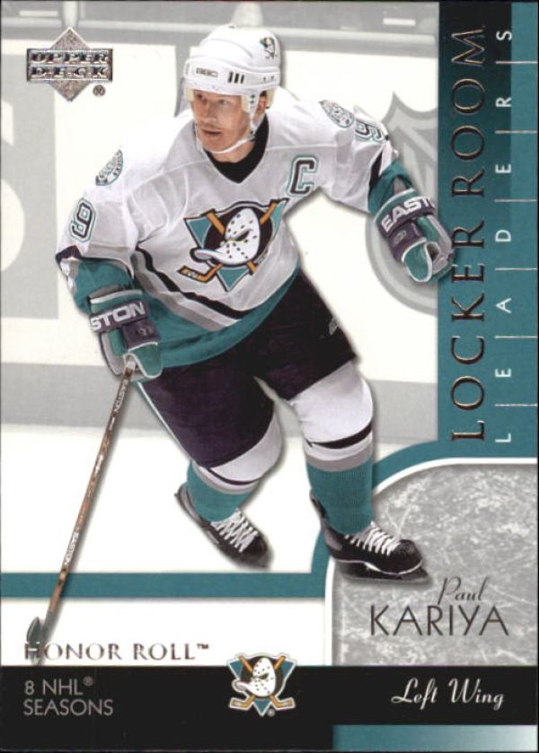 NHL 2002-03 Upper Deck Honor Roll - No. 71 - Paul Kariya
