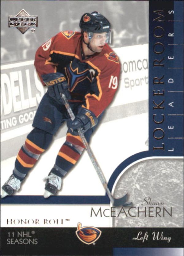 NHL 2002-03 Upper Deck Honor Roll - No. 72 - Shawn McEachern