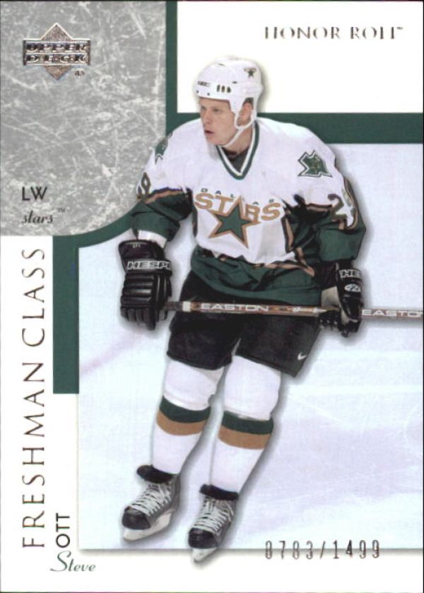 NHL 2002-03 Upper Deck Honor Roll - No 139 - Steve Ott