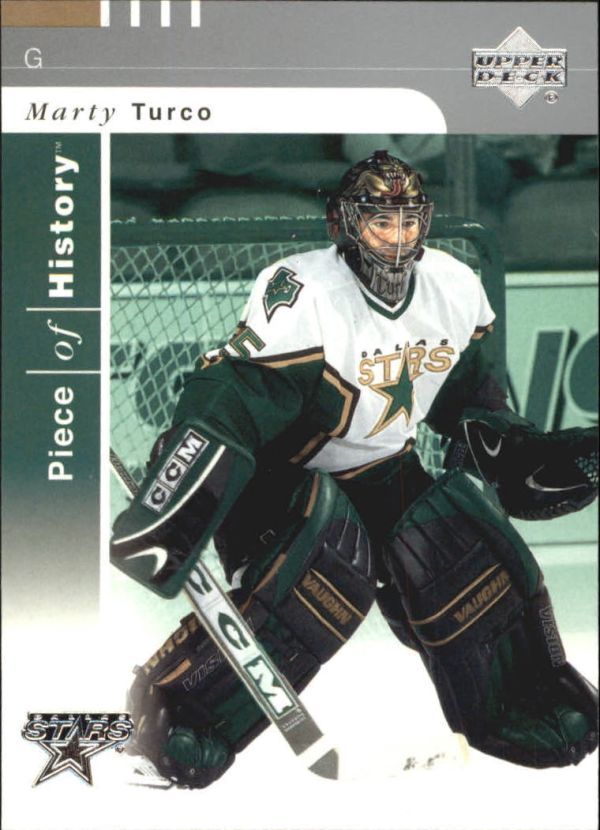 NHL 2002-03 UD Piece of History - No 30 Marty Turco